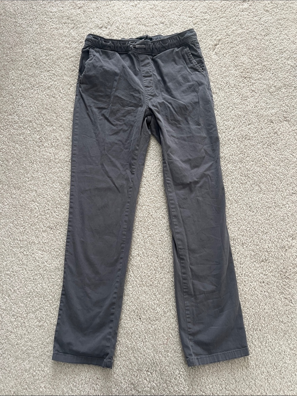 Boys Treasure & Bond Charcoal Drawstring Chinos